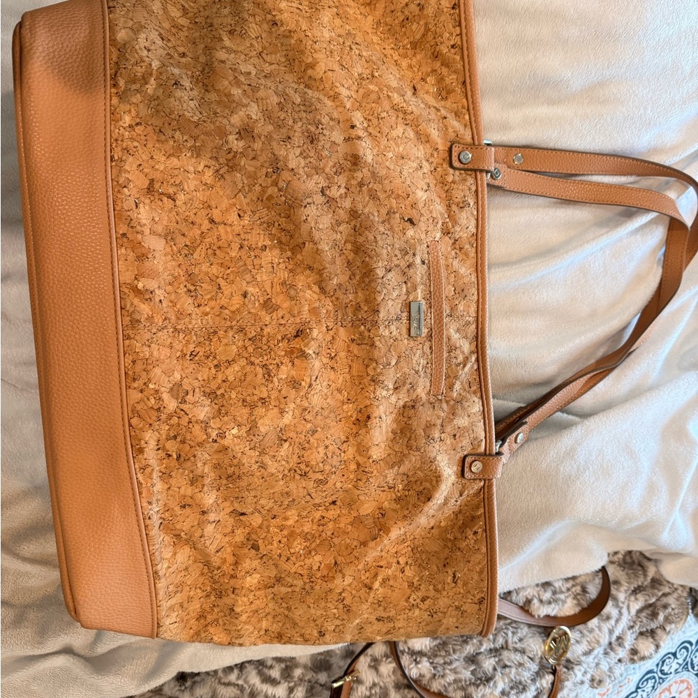 Thirty-One Cork and Tan Tote Bag
